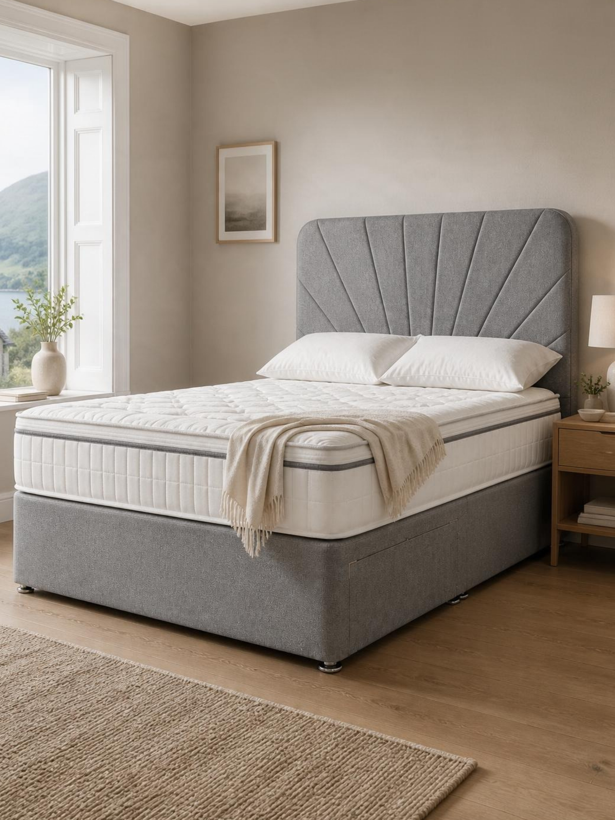Ted 1000 divan set – in a bedroom