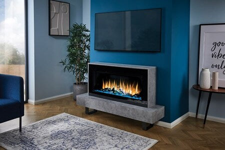 Schiehallion (i920S) Concrete c/w Black Chrome Trim 1400mm (55")