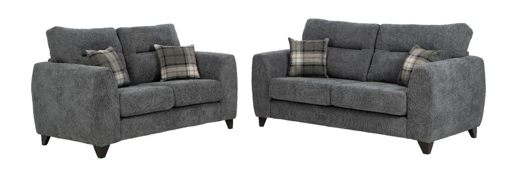 Viena 3 seater and 2 seater sofa in Tilda Slate