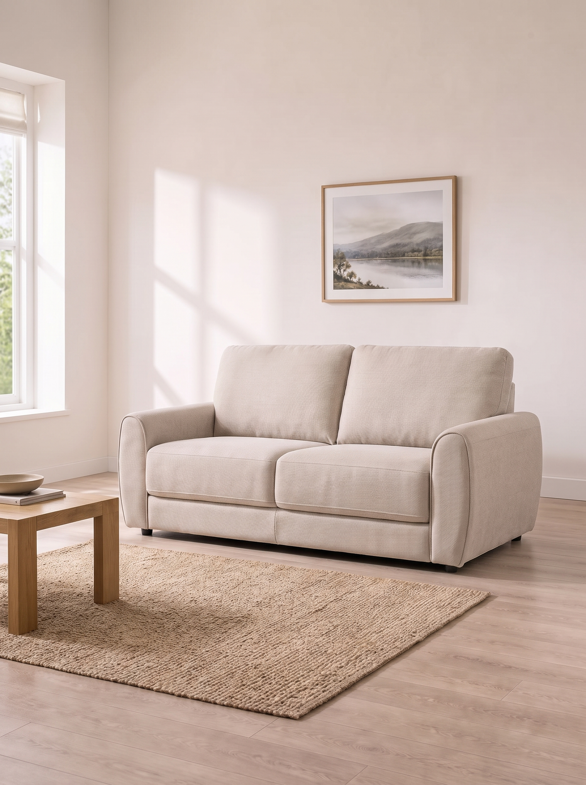 Wave Italian Sofa Bed – in a living room