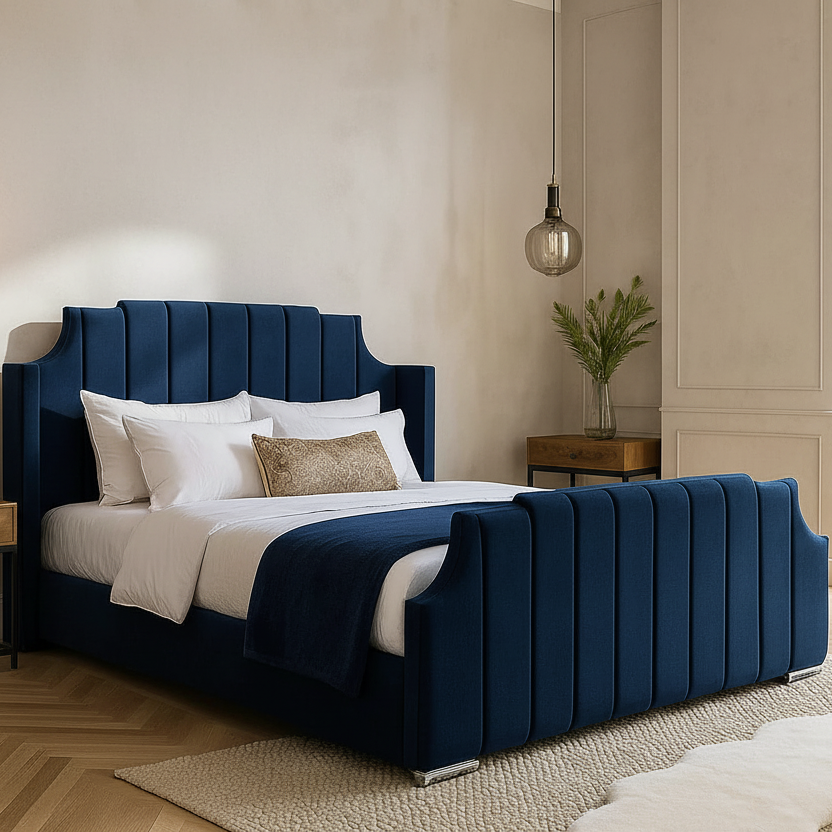 Winged Art Deco Bed